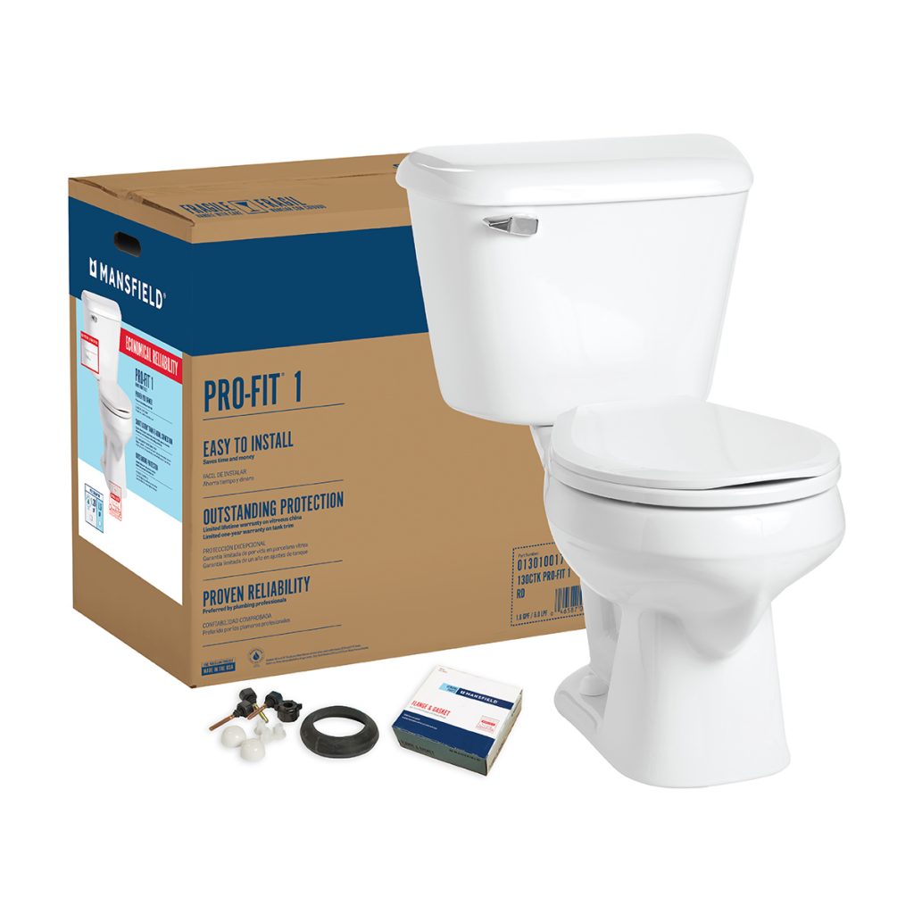 Pro-Fit® 1 1.6 Round Complete Toilet Kit | Mansfield Plumbing