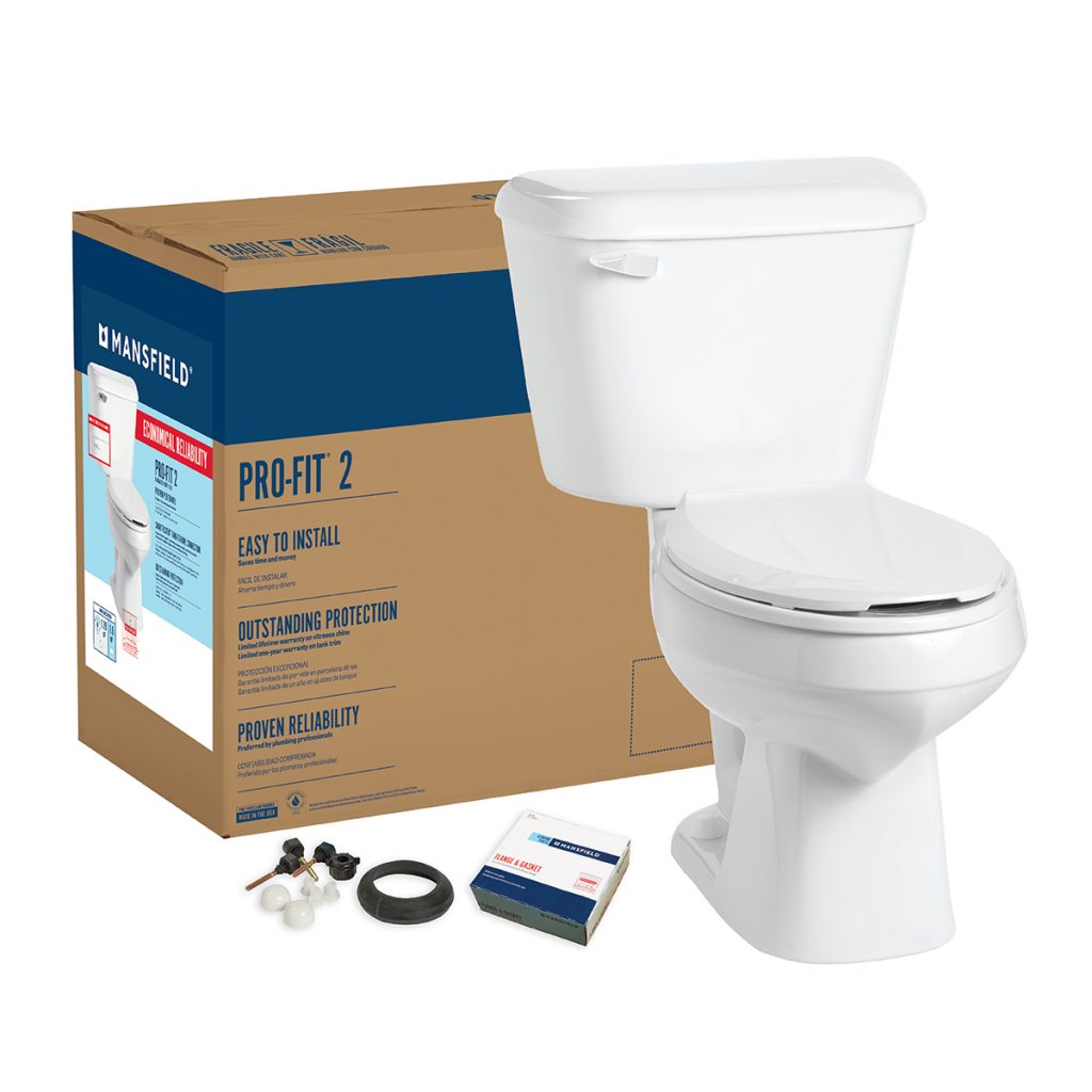 ProFit® 2 1.28 Elongated Complete Toilet Kit Mansfield Plumbing