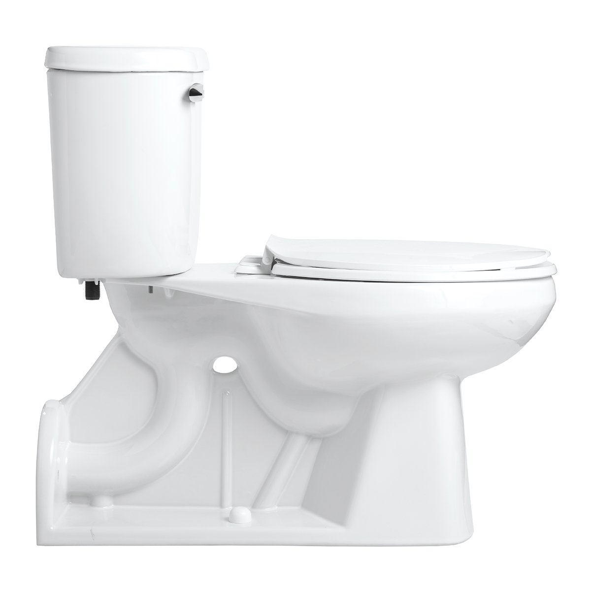 QuantumOne Elongated SmartHeight Rear Outlet Floor Mount Toilet Combination Mansfield