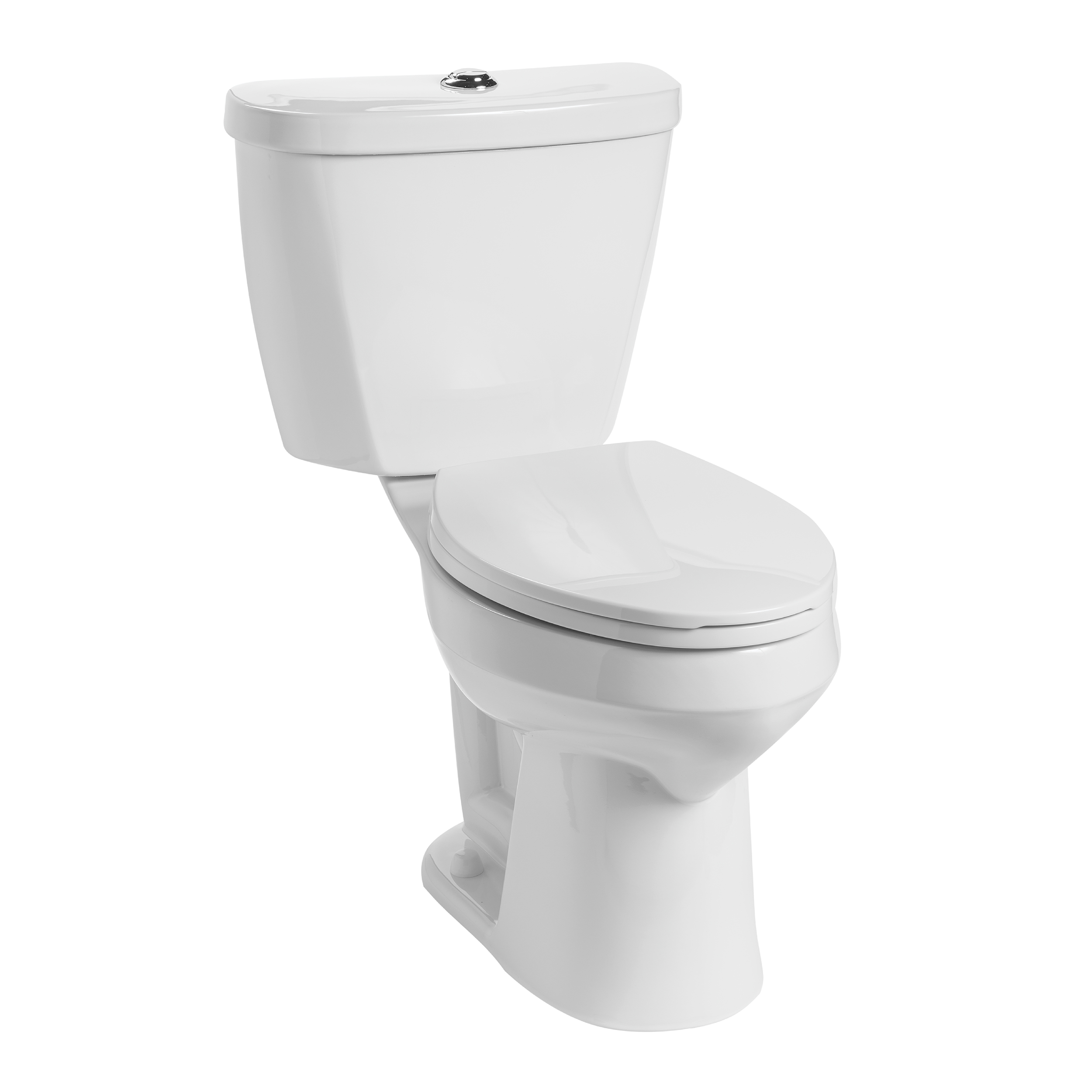 Summit® Dual Flush Elongated Chair Height Complete Toilet Kit